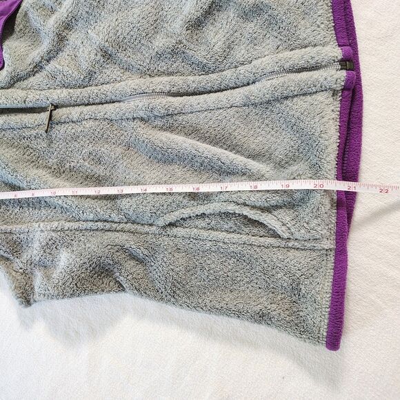 Patagonia Womens Re-Tool Fleece Vest XS Gray Purple Full Zip Gorpcore Hiking - Picture 6 of 8